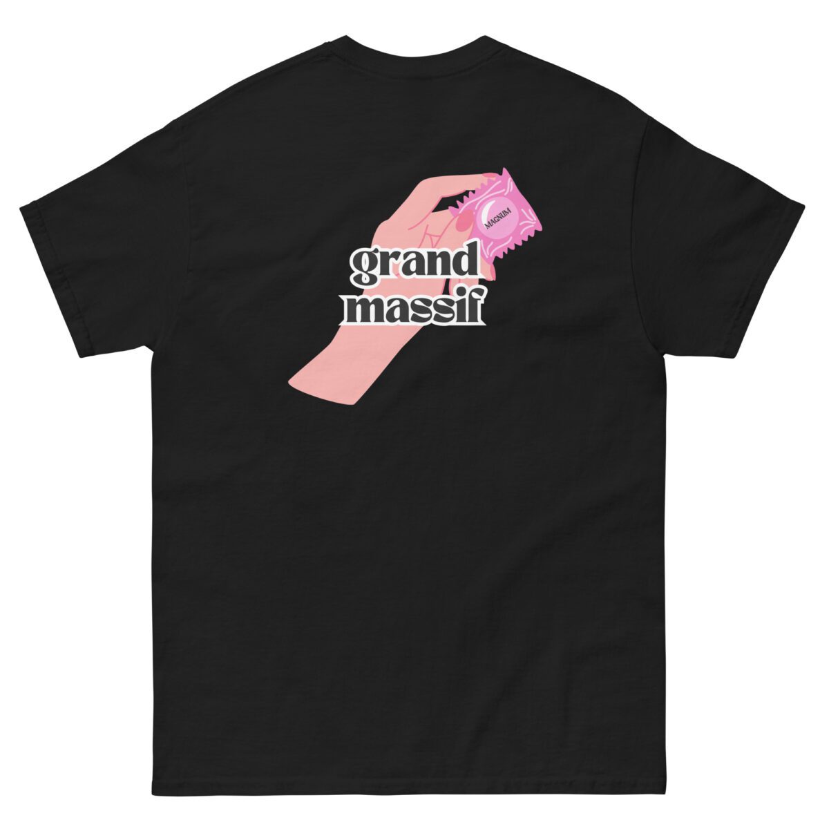 Grand Massif Back Print Unisex Classic T-Shirt - Image 3