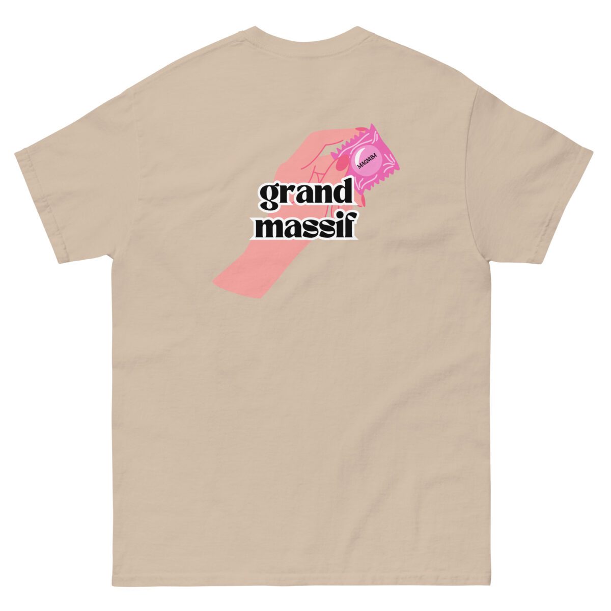 Grand Massif Back Print Unisex Classic T-Shirt - Image 5